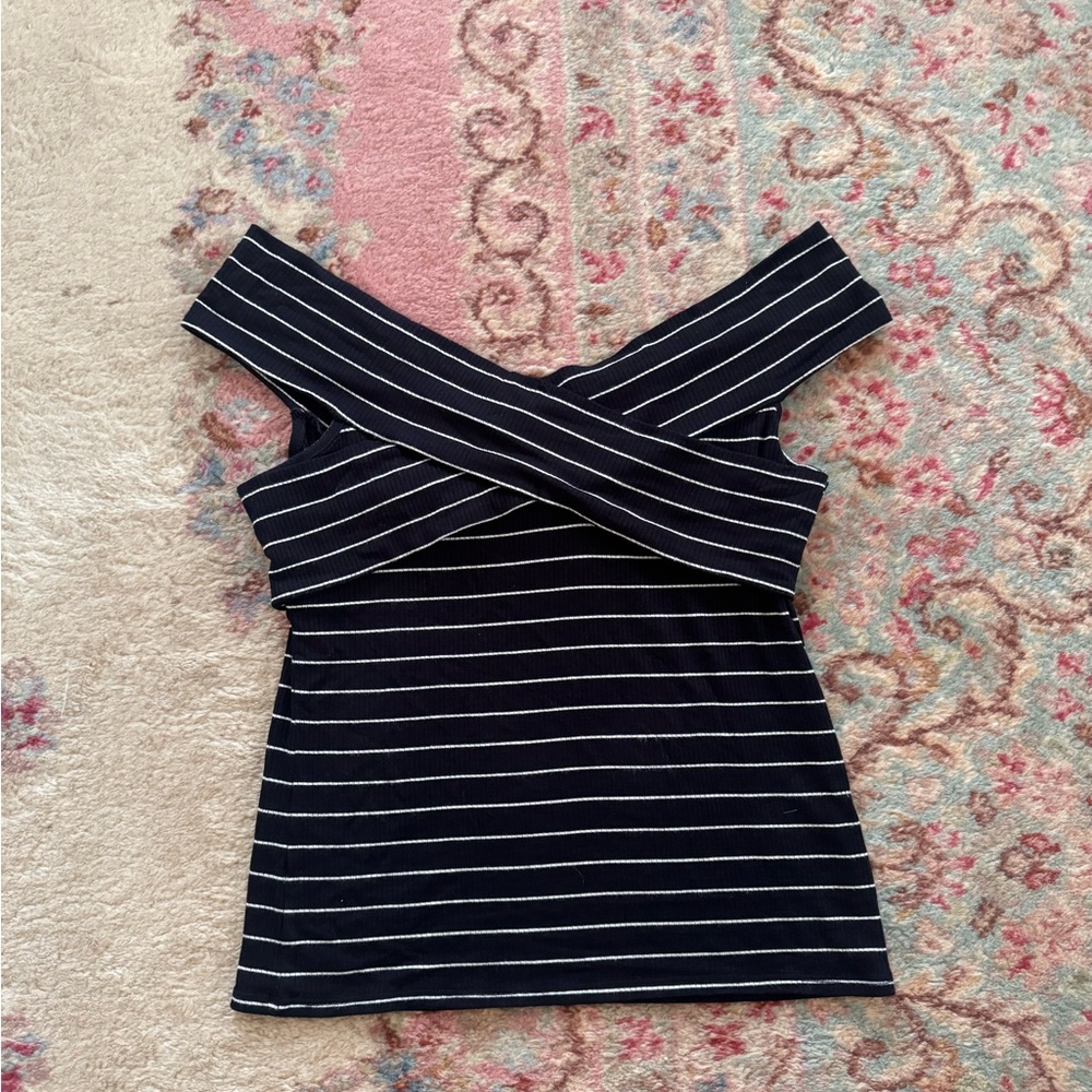 Off the shoulder knit top | cupcakes and cashmere